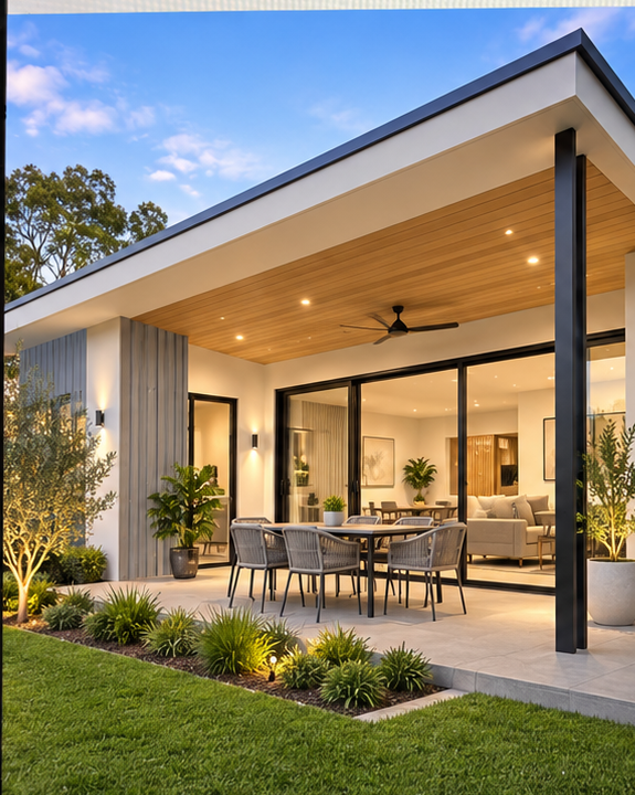 Modern Stardom home with landscaped garden
